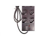Filtro Linha Fiolux 10 Tomadas 2 Polos + Terra Espacadas Com Interruptor E Fusivel Bivolt Preto Filtro Linha Fiolux 10 Tomadas 2 Polos + Terra Espacadas Com Interruptor E Fusivel Bivolt Preto