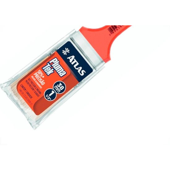 Pincel Trincha Pintura Atlas Plumatek At315   1.1/2'' - Kit C/12 Pecas