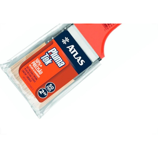 Pincel Trincha Pintura Atlas Plumatek At315   2'' - Kit C/12 Pecas