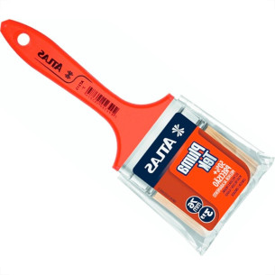 Pincel Trincha Pintura Atlas Plumatek At315 Tam.G 3'' - Kit C/12 Pecas Pincel Trincha Pintura Atlas Plumatek At315 Tam.G 3'' - Kit C/12 Pecas