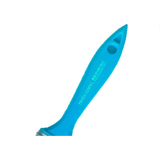 Trincha Compel Cabo Azul 1.1/2'' - Kit C/12 Pecas Trincha Compel Cabo Azul 1.1/2'' - Kit C/12 Pecas