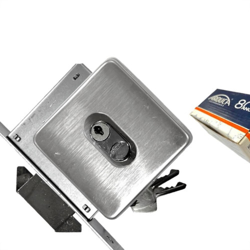 Fechadura Arouca Bico Duplo Externa Para Porta Correr 1006/098- Z-Ip Fechadura Arouca Bico Duplo Externa Para Porta Correr 1006/098- Z-Ip