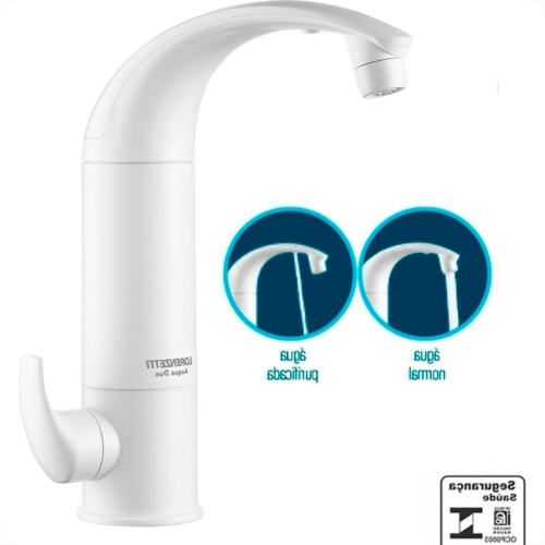 Torneira Bica Movel Filtro Abs Mesa Lorenzetti Acquadue Branca Torneira Bica Movel Filtro Abs Mesa Lorenzetti Acquadue Branca