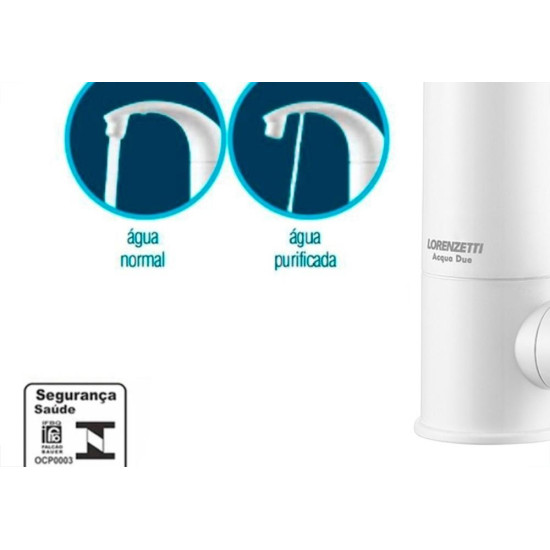 Torneira Bica Movel Filtro Abs Mesa Lorenzetti Acquadue Branca Torneira Bica Movel Filtro Abs Mesa Lorenzetti Acquadue Branca