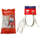 Extensao Daneva Sort 2 Polos + Terra Pp 0,75Mm Gelo - 1,3M - 1791