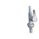 Torneira Bica Movel Pia Mesa Abs Herc Twist Branca 2950 - 1/4 De Volta Torneira Bica Movel Pia Mesa Abs Herc Twist Branca 2950 - 1/4 De Volta