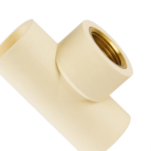 Te Transicao Agua Quente Super Cpvc Amanco 22Mmx1/2'' Te Transicao Agua Quente Super Cpvc Amanco 22Mmx1/2''