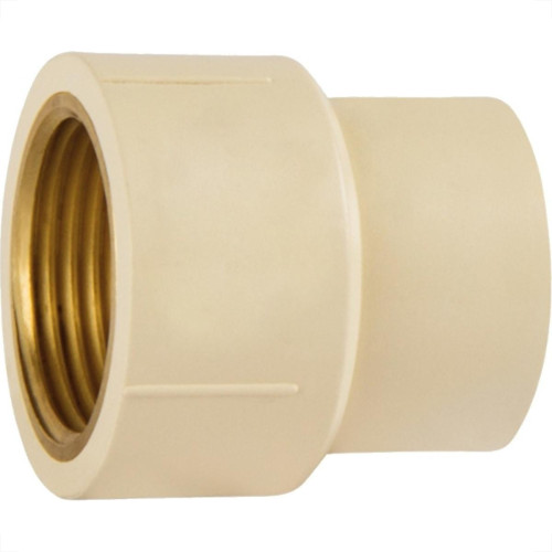 Luva Transicao Agua Quente Super Cpvc Amanco Femea/Femea 22Mmx1/2'' Luva Transicao Agua Quente Super Cpvc Amanco Femea/Femea 22Mmx1/2''
