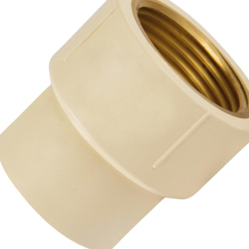 Luva Transicao Agua Quente Super Cpvc Amanco Femea/Femea 22Mmx3/4'' Luva Transicao Agua Quente Super Cpvc Amanco Femea/Femea 22Mmx3/4''
