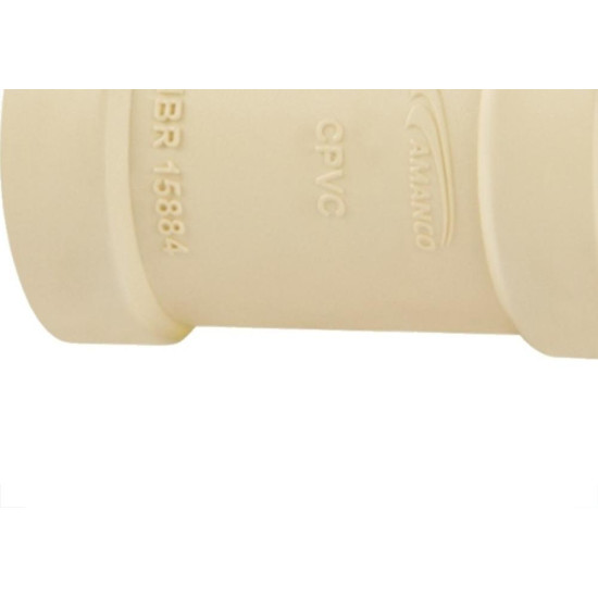 Luva De Correr Agua Quente Super Cpvc Amanco 22Mm Luva De Correr Agua Quente Super Cpvc Amanco 22Mm