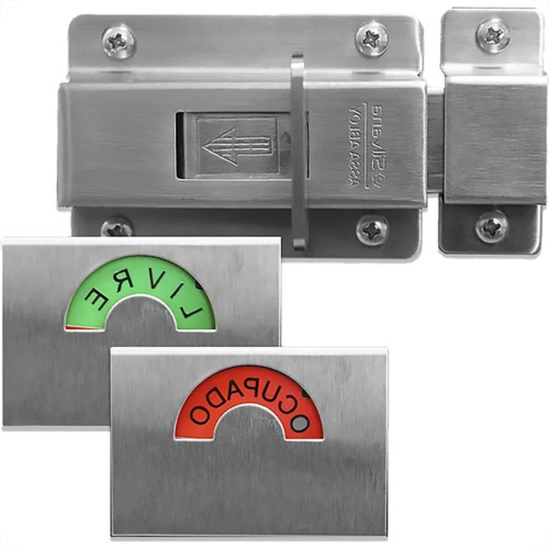Tarjeta Livre/Ocupado Silvana Aco Inox Tarjeta Livre/Ocupado Silvana Aco Inox