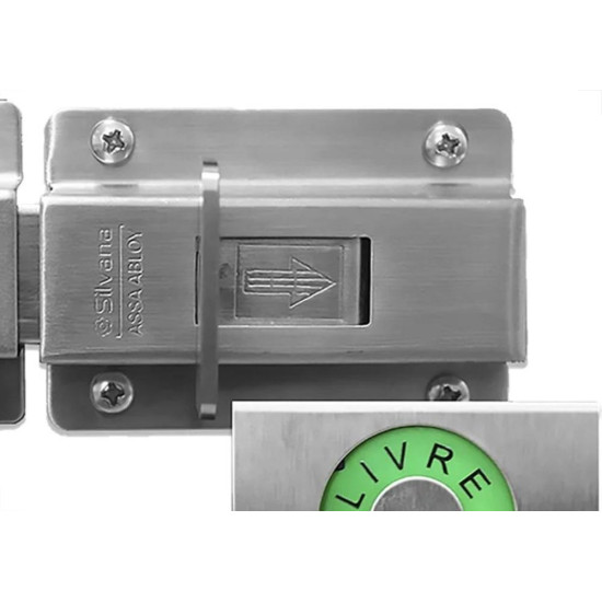 Tarjeta Livre/Ocupado Silvana Aco Inox Tarjeta Livre/Ocupado Silvana Aco Inox