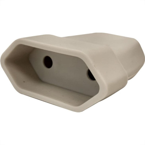 Pino Femea Lorenzetti 2 Polos 10A. Cinza 1778-031 - Kit C/10 Pecas Pino Femea Lorenzetti 2 Polos 10A. Cinza 1778-031 - Kit C/10 Pecas