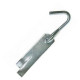Gancho Para Rede Chumbar Loth 20064 Zincado - Kit C/12 Pecas Gancho Para Rede Chumbar Loth 20064 Zincado - Kit C/12 Pecas