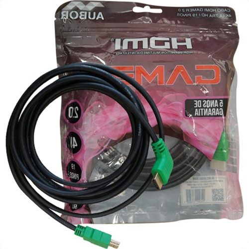 Cabo Hdmi 2.0 Aubor Gamer 2060Hp - 4K 5M Cabo Hdmi 2.0 Aubor Gamer 2060Hp - 4K 5M