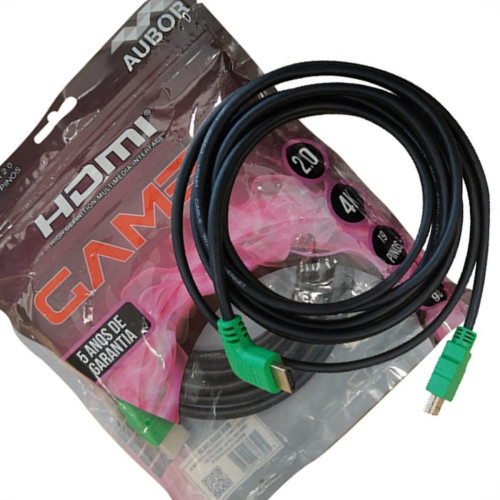 Cabo Hdmi 2.0 Aubor Gamer 2060Hp - 4K 5M Cabo Hdmi 2.0 Aubor Gamer 2060Hp - 4K 5M