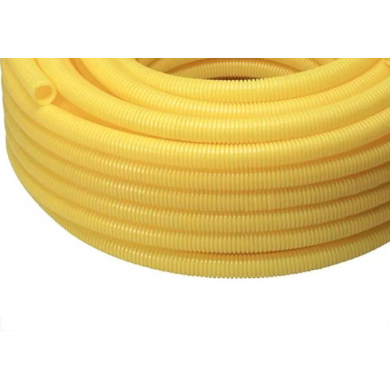 Conduite Corrugado Tramontina Amarelo 1'' - Com 25M