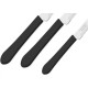 Faca Tramontina Conjunto 3 Pecas Churrasco Preto 23180/304 Faca Tramontina Conjunto 3 Pecas Churrasco Preto 23180/304