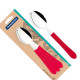 Talher Tramontina Colher De Mesa Leme Cabo Vermelho 3 Pecas - 23183/370 Talher Tramontina Colher De Mesa Leme Cabo Vermelho 3 Pecas - 23183/370