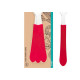 Talher Tramontina Colher De Mesa Leme Cabo Vermelho 3 Pecas - 23183/370 Talher Tramontina Colher De Mesa Leme Cabo Vermelho 3 Pecas - 23183/370