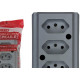 Tomada Barra Interneed 2 Polos +Terra Cinza 10A. Tripla Tomada Barra Interneed 2 Polos +Terra Cinza 10A. Tripla