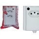 Tomada Barra Interneed 2 Polos +Terra Branca 10A. Tripla Tomada Barra Interneed 2 Polos +Terra Branca 10A. Tripla