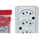 Tomada Barra Interneed 2 Polos +Terra Branca 10A. Tripla Tomada Barra Interneed 2 Polos +Terra Branca 10A. Tripla