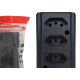 Tomada Barra Interneed 2 Polos +Terra Preta 10A. Quadrupla Tomada Barra Interneed 2 Polos +Terra Preta 10A. Quadrupla