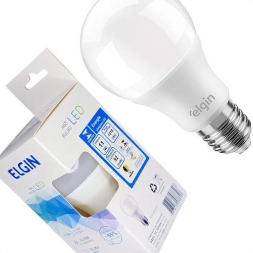 Lampada Led Bulbo Elgin A60 - 11W. 6500K. Lampada Led Bulbo Elgin A60 - 11W. 6500K.