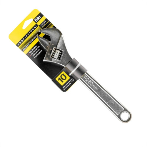 Chave Inglesa Ajustavel Eda Profissional - 10'' - 2Gq Chave Inglesa Ajustavel Eda Profissional - 10'' - 2Gq