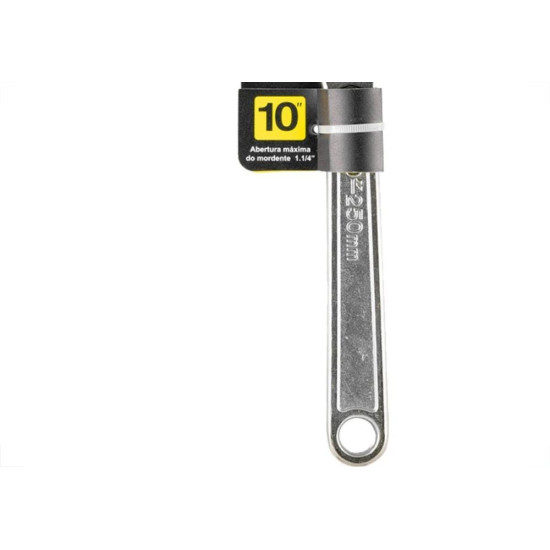 Chave Inglesa Ajustavel Eda Profissional - 10'' - 2Gq Chave Inglesa Ajustavel Eda Profissional - 10'' - 2Gq