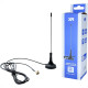 Antena Interna Pix Digital Mini Base Magnetica Com Cabo 1,5M Antena Interna Pix Digital Mini Base Magnetica Com Cabo 1,5M