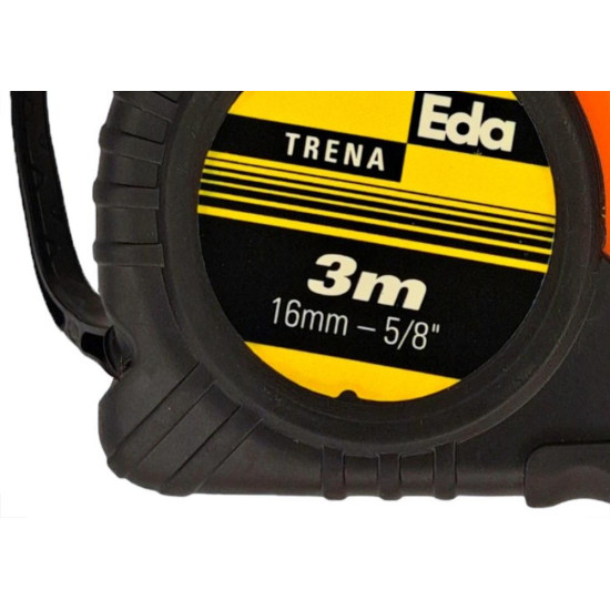 Trena Eda Emborrachada Laranja 3Mx16Mm - 0Ba Trena Eda Emborrachada Laranja 3Mx16Mm - 0Ba