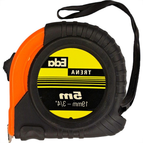Trena Eda Emborrachada Laranja 5Mx19Mm - 0Bb Trena Eda Emborrachada Laranja 5Mx19Mm - 0Bb