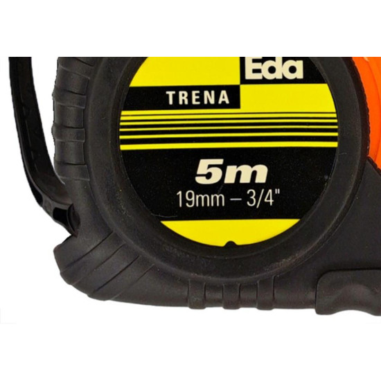 Trena Eda Emborrachada Laranja 5Mx19Mm - 0Bb Trena Eda Emborrachada Laranja 5Mx19Mm - 0Bb
