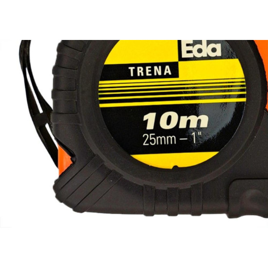 Trena Eda Emborrachada Laranja 10X25Mm - 0Be Trena Eda Emborrachada Laranja 10X25Mm - 0Be