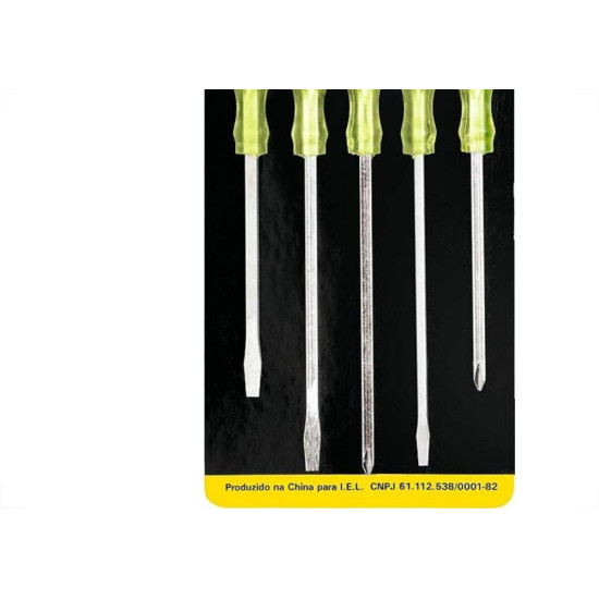 Chave Fenda/Phillips Eda Jogo Com 5 Pecas Mini - 9Ca Chave Fenda/Phillips Eda Jogo Com 5 Pecas Mini - 9Ca