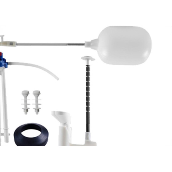 Mecanismo Para Caixa Acoplada Astra Convencional Kit Completo Acionamento Simples Botao Cromado Mu/S Mecanismo Para Caixa Acoplada Astra Convencional Kit Completo Acionamento Simples Botao Cromado Mu/S