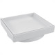 Ralo Invisivel Quadrado Estrela 15X15Cm Branco Ralo Invisivel Quadrado Estrela 15X15Cm Branco