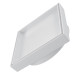 Ralo Invisivel Quadrado Estrela 15X15Cm Branco Ralo Invisivel Quadrado Estrela 15X15Cm Branco