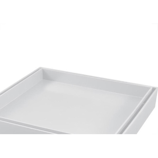 Ralo Invisivel Quadrado Estrela 15X15Cm Branco Ralo Invisivel Quadrado Estrela 15X15Cm Branco