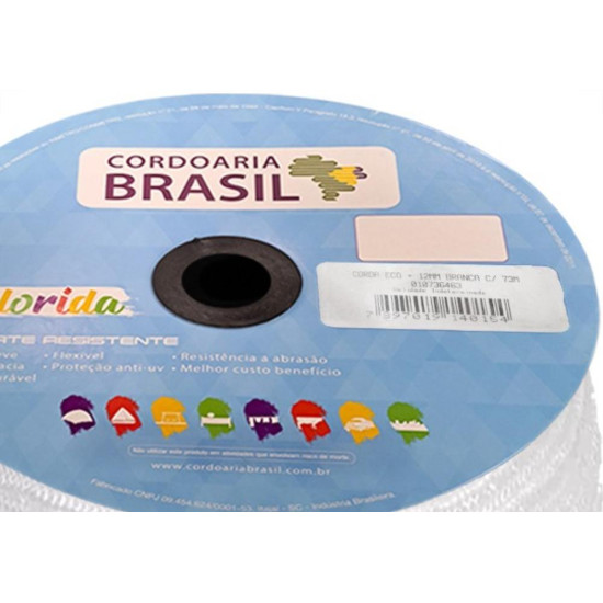Corda Eco Trancada Arteplas 12Mm Branca 73M