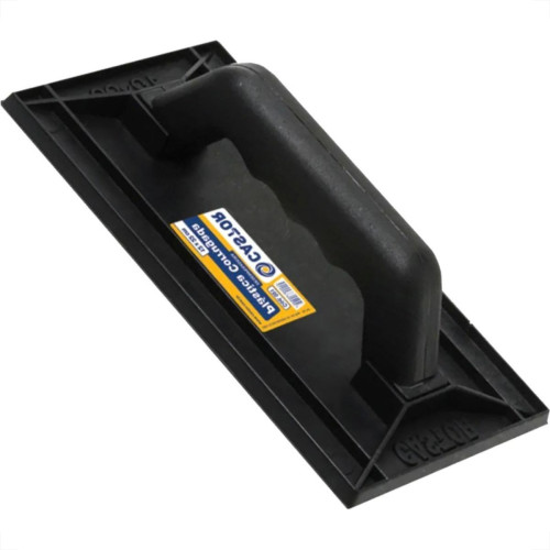 Desempenadeira Pvc Castor Corrugada 12 X 22Cm - 021