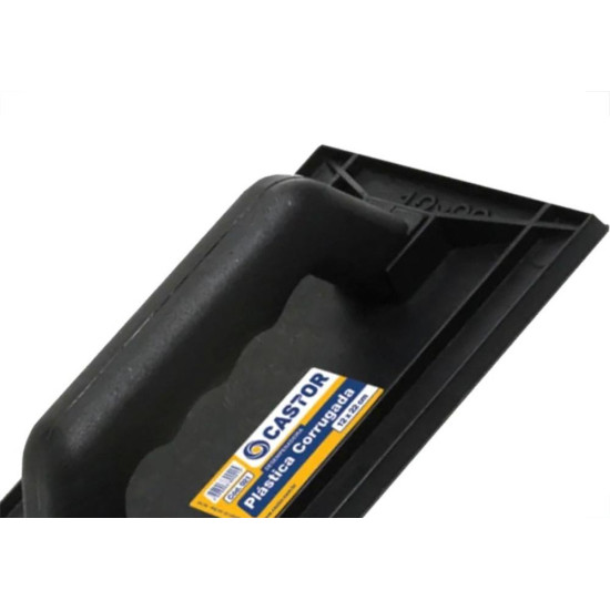 Desempenadeira Pvc Castor Corrugada 12 X 22Cm - 021