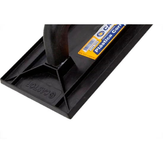 Desempenadeira Pvc Castor Corrugada 15 X 26Cm - 024