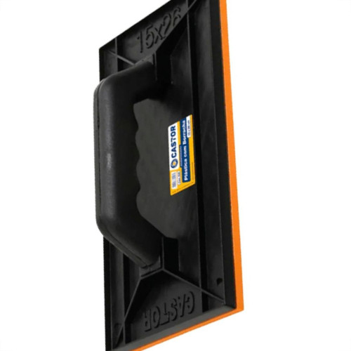 Desempenadeira Pvc Castor Com Borracha 15 X 26Cm - 026
