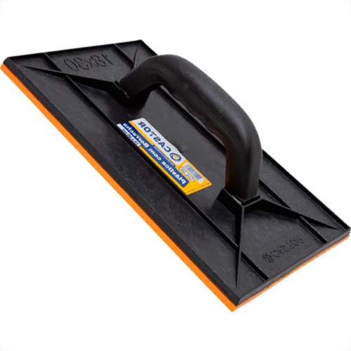 Desempenadeira Pvc Castor Com Borracha 18 X 30Cm - 123