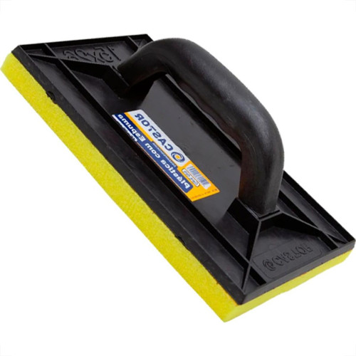 Desempenadeira Pvc Castor Com Espuma 15 X 26Cm - 025