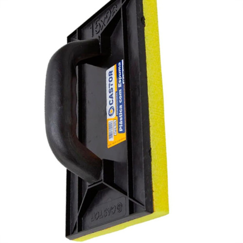Desempenadeira Pvc Castor Com Espuma 15 X 26Cm - 025