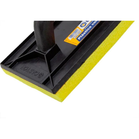 Desempenadeira Pvc Castor Com Espuma 15 X 26Cm - 025